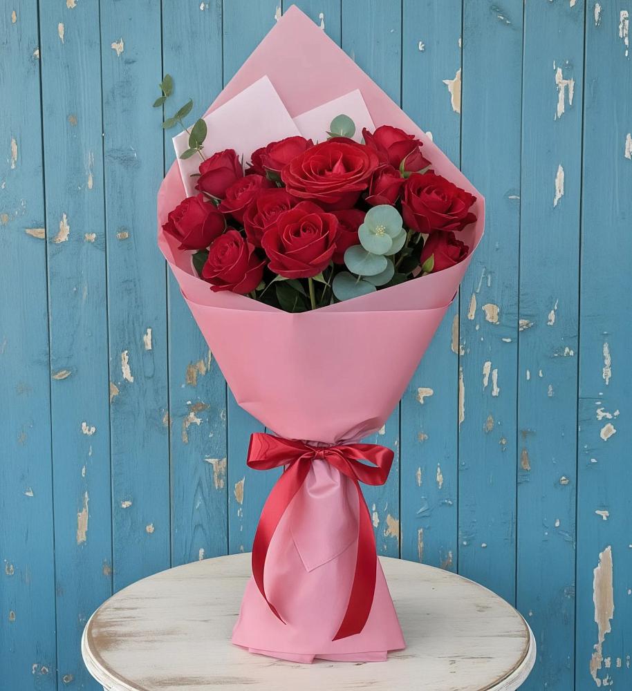 Букет цветов из: Розы в Брусянский