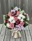 Букет цветов из: Альстромерии, Гвоздики, Розы и Хризантемы в Брусянский