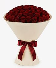 Букет 101 Бордовая роза Блэк Бакарра в Брусянский