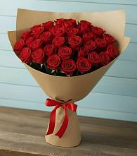 Букет Красные розы Милано в Брусянский