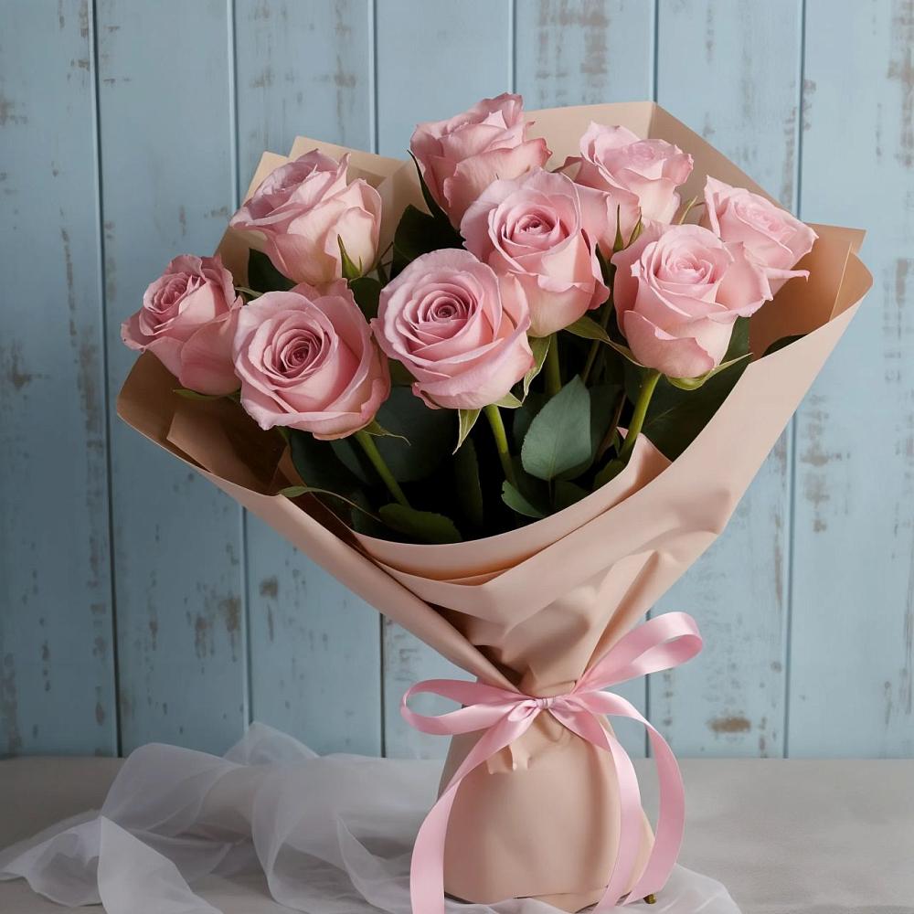 Букет цветов из: Розы в Брусянский