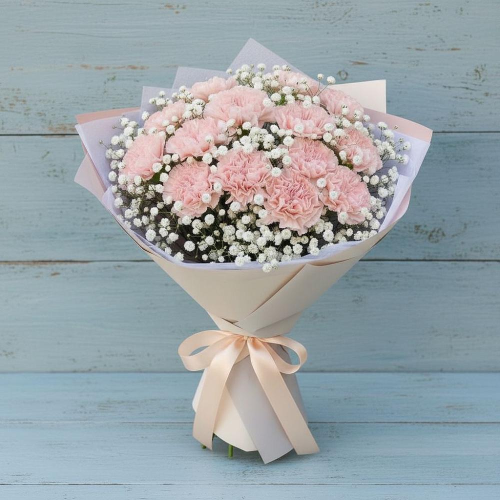 Букет цветов из: Гвоздики в Брусянский