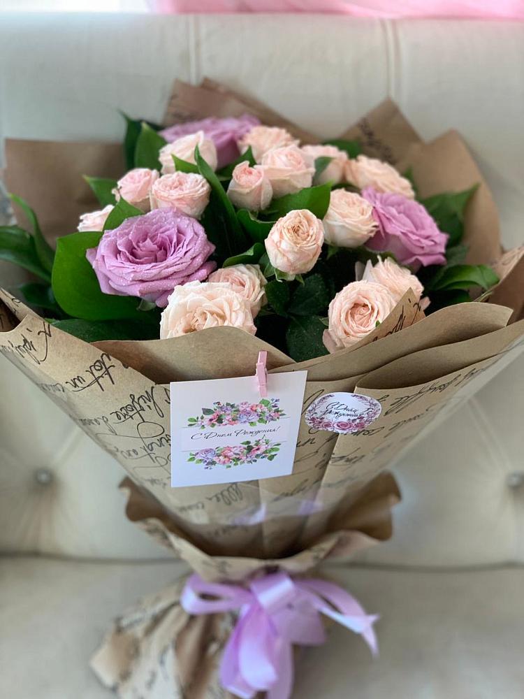 Букет цветов из: Розы в Брусянский