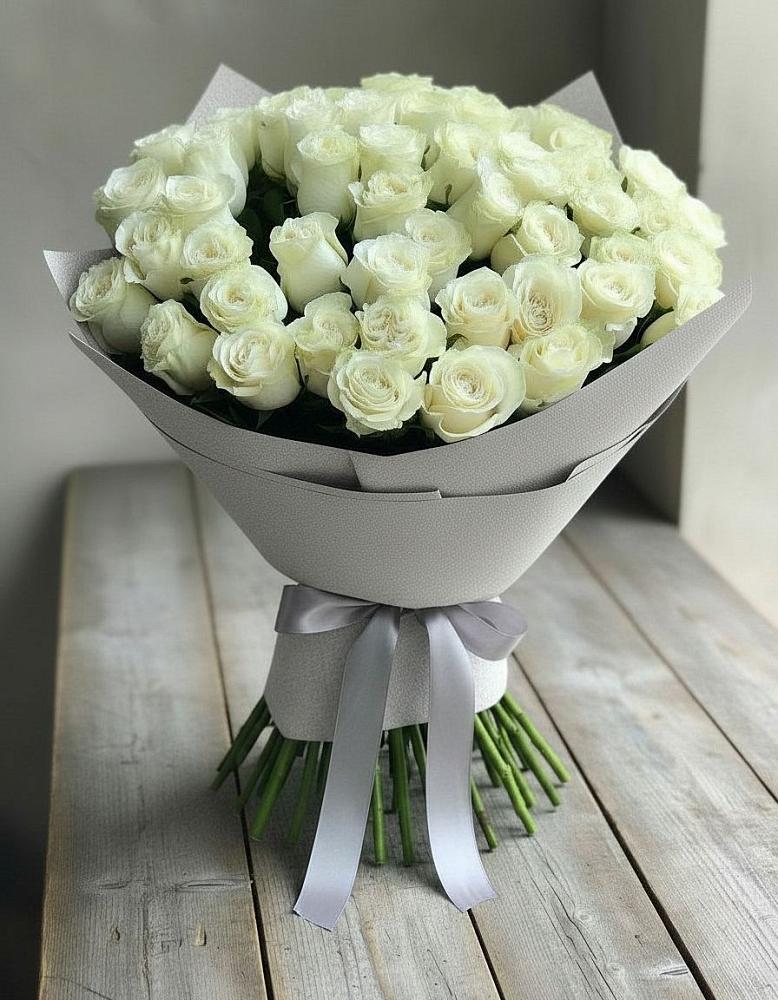 Букет 35 Белых роз в Брусянский