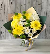 Букет цветов из:  Хризантемы #REPLACE_PRED# Брусянский