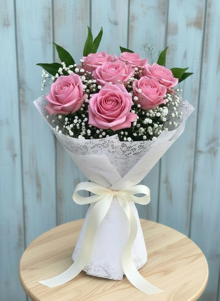 Букет цветов из: Розы в Брусянский