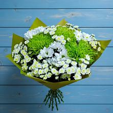 Букет цветов из:  Хризантемы #REPLACE_PRED# Брусянский