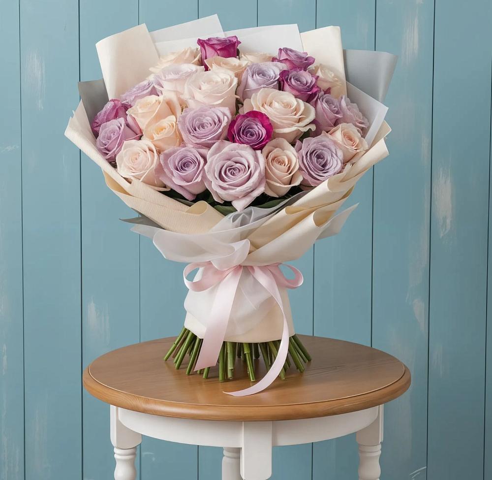 Букет цветов из: Розы в Брусянский