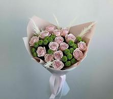Букет цветов из:  Розы и Хризантемы в Брусянский