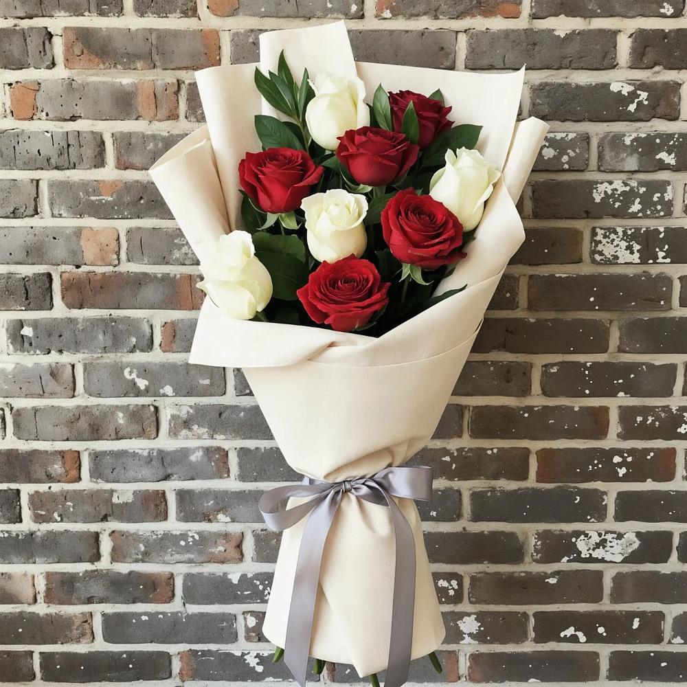 Букет цветов из: Розы в Брусянский