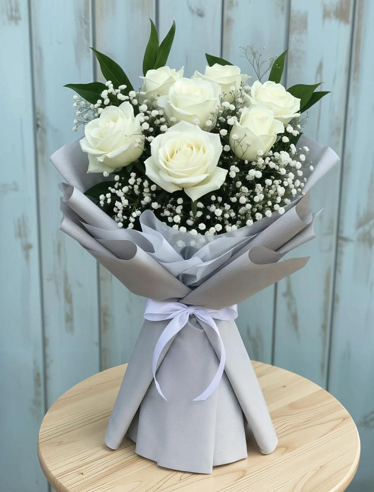 Букет цветов из: Розы в Брусянский