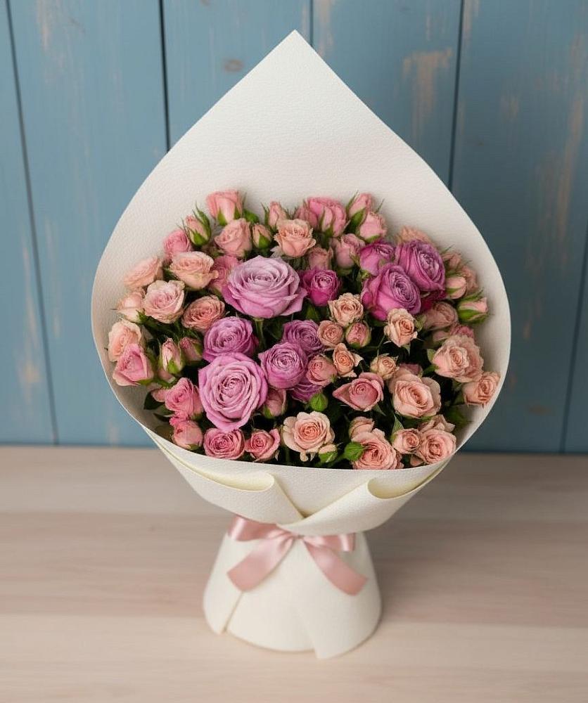 Букет цветов из: Розы в Брусянский