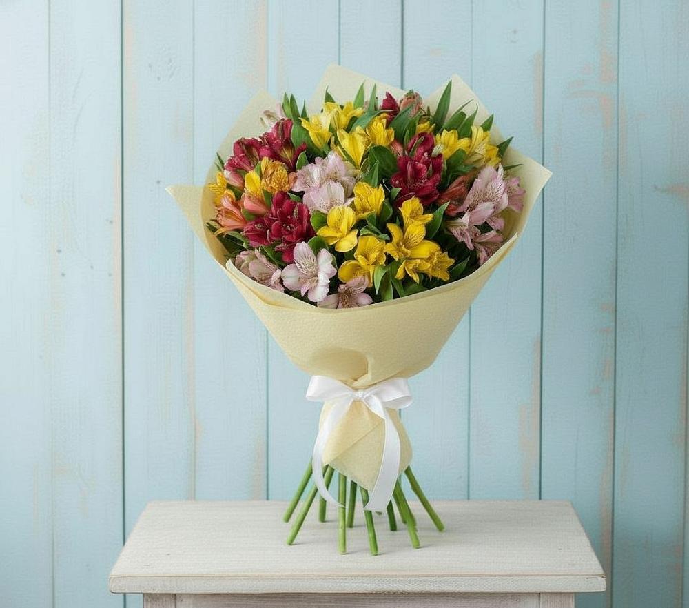 Букет цветов из: Альстромерии в Брусянский