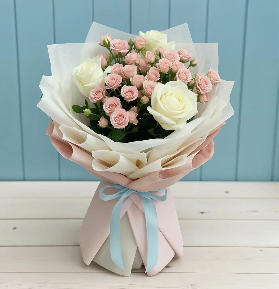 Букет цветов из: Розы в Брусянский