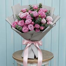 Букет цветов из:  Розы в Брусянский