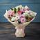 Букет цветов из: Хризантемы, Альстромерии и Розы в Брусянский